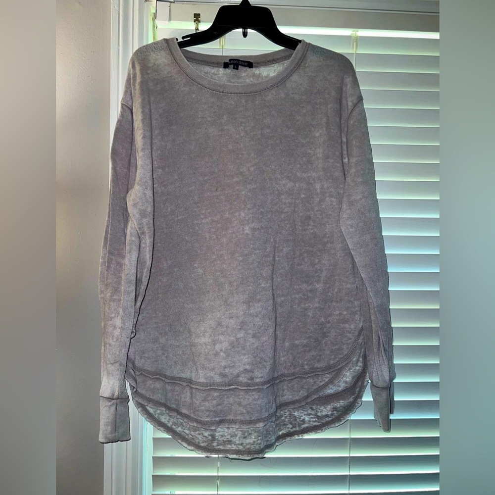 Lightweight sherpa sweatshirt